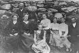 Frye Family in 1902 in West Wilton, NH