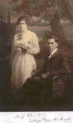 Orley & Lillian Wedding July 22, 1917